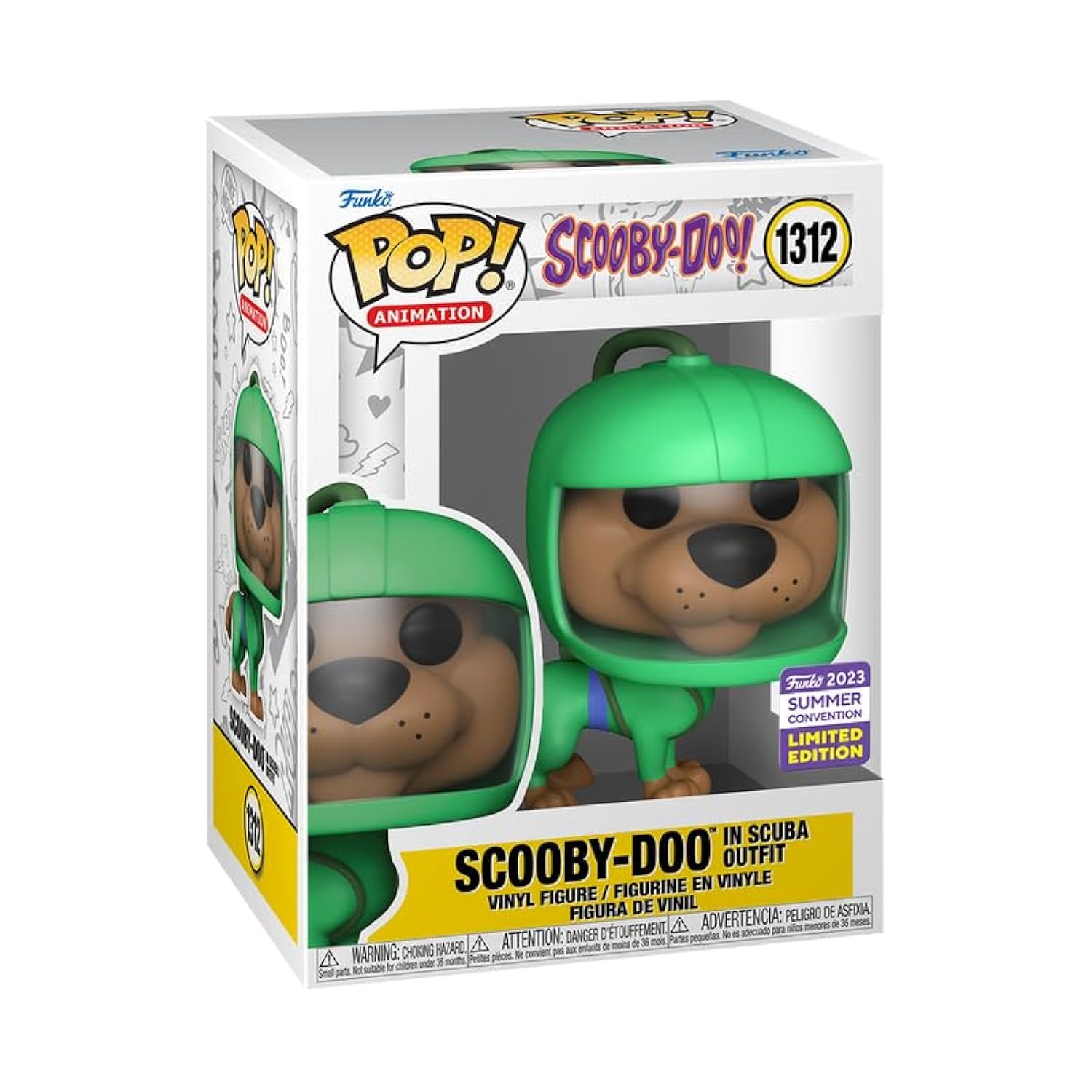 Pop! Scooby-Doo! 1312 - Scooby-Doo in Scuba Outfit (2023 Summer